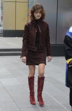 NATALIA DYER at Longchamp Fashion Show in New York 09/08/2018