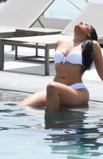 NATALIE NUNN in Bikini at a Pool in Spain 09/07/2018