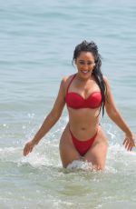 NATALIE NUNN in Bikini on the Beach in Spain 09/03/2018