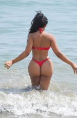 NATALIE NUNN in Bikini on the Beach in Spain 09/03/2018