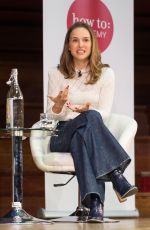 NATALIE PORTMAN in Conversation with Yuval Noah Harari at Central Hall Westminster in London 09/27/2018