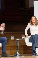 NATALIE PORTMAN in Conversation with Yuval Noah Harari at Central Hall Westminster in London 09/27/2018