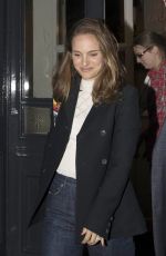 NATALIE PORTMAN Leaves a Pub in London 09/27/2018
