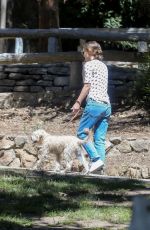 NATALIE PORTMAN Out with Her Dog in Los Feliz 09/17/2018