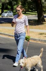 NATALIE PORTMAN Out with Her Dog in Los Feliz 09/17/2018