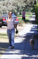 NATALIE PORTMAN Out with Her Dog in Los Feliz 09/17/2018