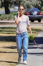 NATALIE PORTMAN Out with Her Dog in Los Feliz 09/17/2018