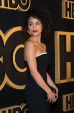 NATHALIE EMMANUEL at HBO Emmy Party in Los Angeles 09/17/2018