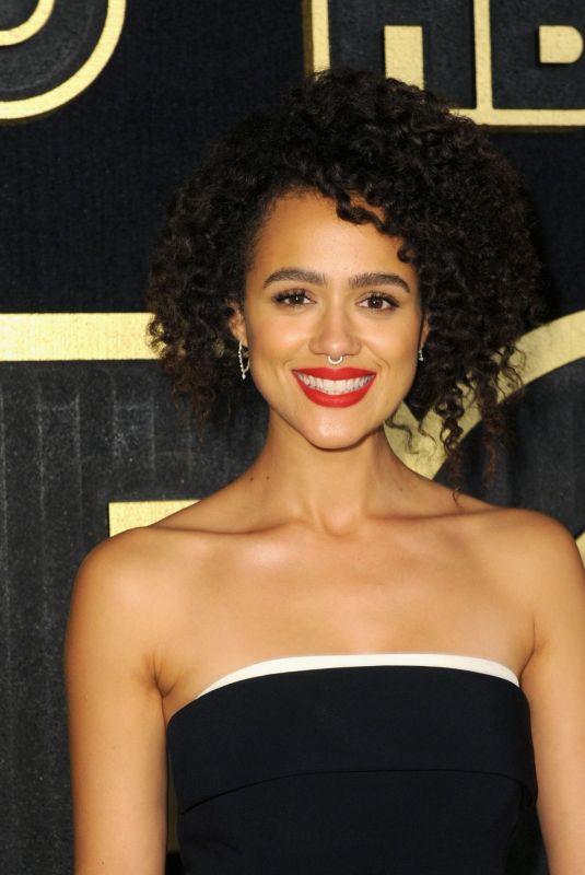 NATHALIE EMMANUEL at HBO Emmy Party in Los Angeles 09/17/2018