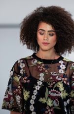 NATHALIE EMMANUEL at Temperley Runway Show at London Fashion Week 09/15/2018
