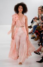 NATHALIE EMMANUEL at Temperley Runway Show at London Fashion Week 09/15/2018