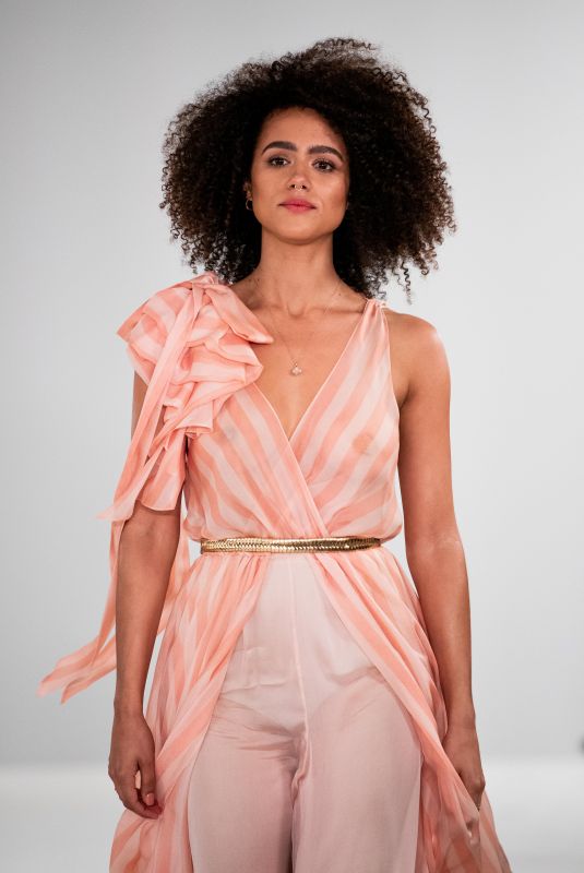 NATHALIE EMMANUEL at Temperley Runway Show at London Fashion Week 09/15/2018