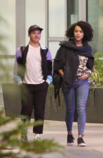 NATHALIE EMMANUEL Out and About in Hollywood 09/27/2018