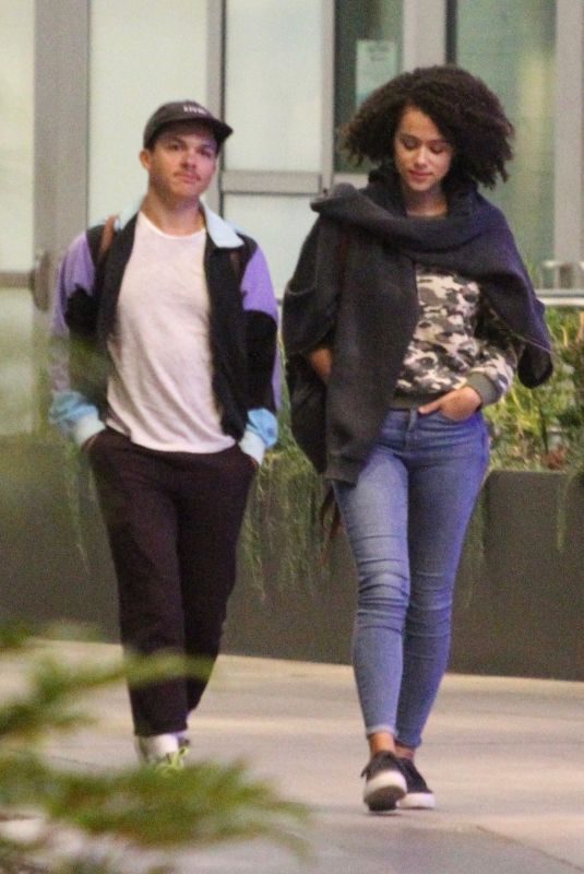 NATHALIE EMMANUEL Out and About in Hollywood 09/27/2018