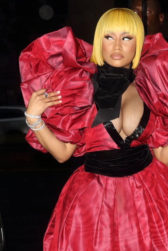 NICKI MINAJ at Marc Jacobs Fashion Show in New York 09/12/2018