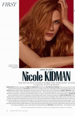 NICOLE KIDMAN in Marie Claire Magazine, October 2018 Issue