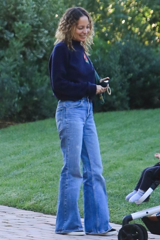 NICOLE RICHIE in Jeans Out in Los Angeles 09/19/2018