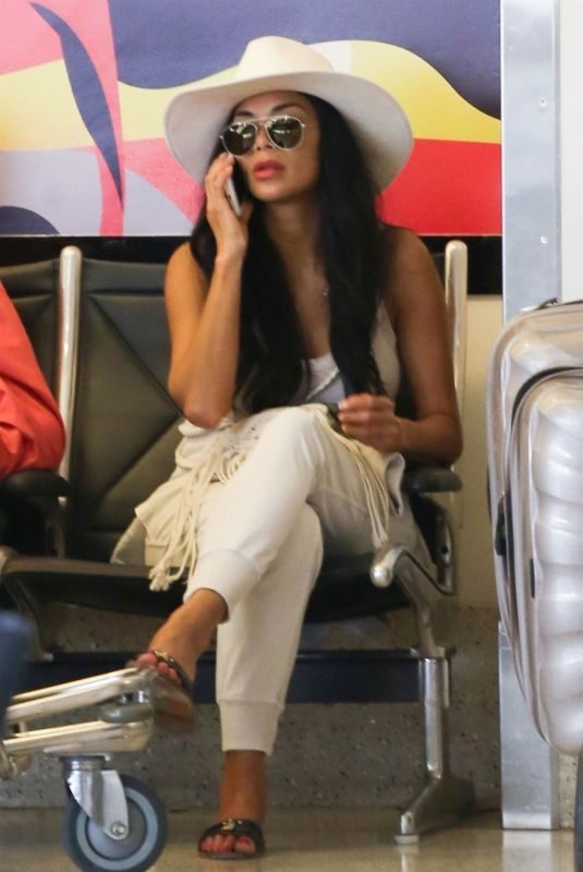 NICOLE SCHERZINGER at Los Angeles International Airport 09/02/2018