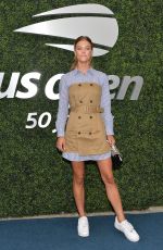 NINA AGDAL at 2018 US Open Tennis Tournament in New York 09/09/2018