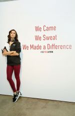 NINA DOBREV at Reebok and Nina Fobrev Host Donate in Sweat Event in New York 09/27/2018