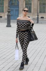 OLIVIA CULPO Out Shopping in Paris 09/18/2018