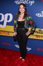OLIVIA LUCCARDI at The Good Cop Premiere in New York 09/21/2018