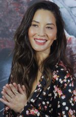 OLIVIA MUNN at The Predator Photocall in Madrid 09/04/2018