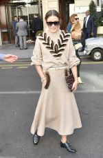 OLIVIA PALERMO Leaves Her Hotel in Paris 09/27/2018