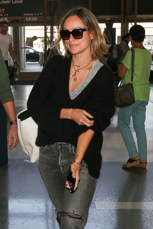 OLIVIA WILDE at LAX Airport in Los Angeles 09/27/2018
