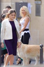 PAMELA ANDERSON Leaves Her Hotel in Paris 09/14/2018