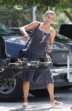 PAULA PATTON Shopping  at Erewhon Market in Los Angeles 09/01/2018