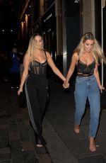 PERRIE EDWARDS, JESY NELSON and LEIGH-ANNE PINNOCK Night Out in London 09/22/2018