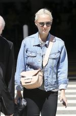 POM KLEMENTIEFF at LAX Airport in Los Angeles 09/19/2018