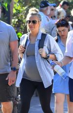 Pregnant CARRIE UNDERWOOD at Disneyland in Anaheim 09/16/2018