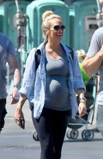 Pregnant CARRIE UNDERWOOD at Disneyland in Anaheim 09/16/2018