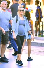 Pregnant CARRIE UNDERWOOD at Disneyland in Anaheim 09/16/2018