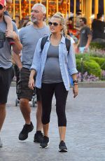Pregnant CARRIE UNDERWOOD at Disneyland in Anaheim 09/16/2018