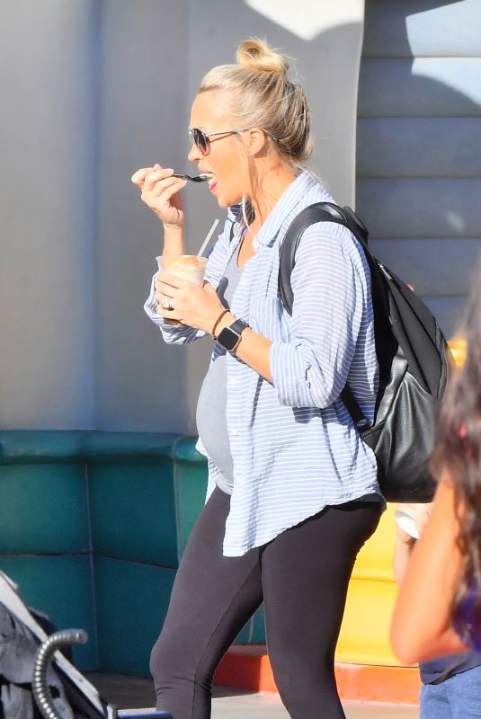 Pregnant CARRIE UNDERWOOD at Disneyland in Anaheim 09/16/2018
