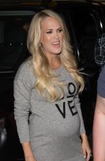Pregnant CARRIE UNDERWOOD Out in Melbourne 09/26/2018