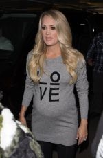 Pregnant CARRIE UNDERWOOD Out in Melbourne 09/26/2018