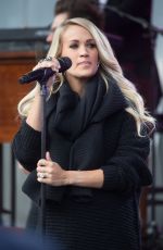 Pregnant CARRIE UNDERWOOD Performs at Federation Square in Melbourne 09/27/2018