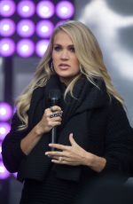 Pregnant CARRIE UNDERWOOD Performs at Federation Square in Melbourne 09/27/2018