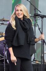 Pregnant CARRIE UNDERWOOD Performs at Federation Square in Melbourne 09/27/2018