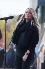 Pregnant CARRIE UNDERWOOD Performs at Federation Square in Melbourne 09/27/2018