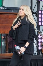 Pregnant CARRIE UNDERWOOD Performs at Federation Square in Melbourne 09/27/2018