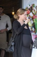 Pregnant FRANCESCA EASTWOOD Out in Los Angeles 08/29/2018