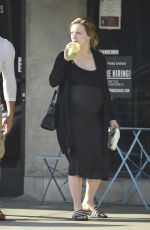 Pregnant FRANCESCA EASTWOOD Out in Los Angeles 08/29/2018