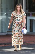 Pregnant HILARY DUFF at a Gas Station in Los Angeles 09/26/2018