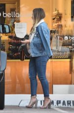 Pregnant HILARY DUFF Leaves a Nail Salon in Los Angeles 09/20/2018