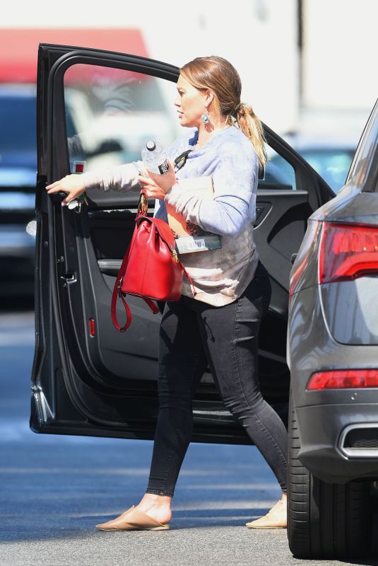 Pregnant HILARY DUFF Out in Los Angeles 09/24/2018